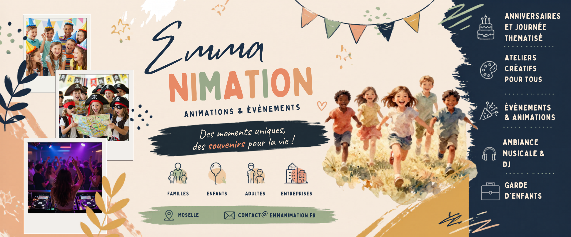 Emmanimation — animations et événements